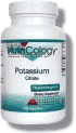 NUTRICOLOGY/ALLERGY RESEARCH GROUP: Potassium Citrate 99mg 120 caps