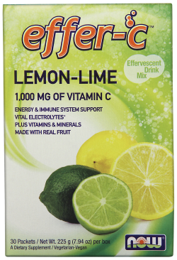 NOW: Effer-C Lemon Lime 30 Packets