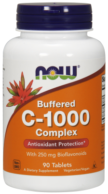 NOW: Buffered C-1000 Complex 90 tabs