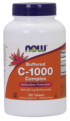 NOW: Buffered C-1000 Complex 180 tabs