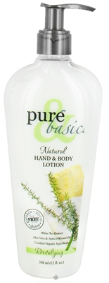 PURE and BASIC: Body Lotion Revitalizing 12 oz