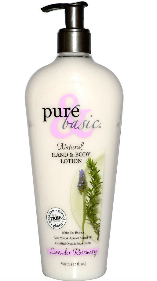 Body Lotion Lavender Rosemary 12 oz, 5.57ea from PURE and BASIC!