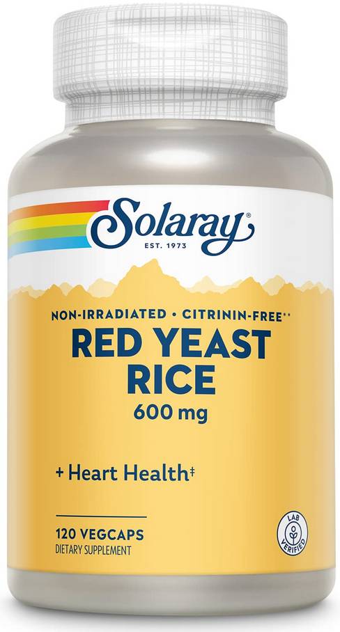 Red Yeast Rice 120ct 600mg from Solaray