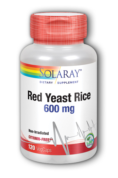 Solaray: Red Yeast Rice 120ct 600mg
