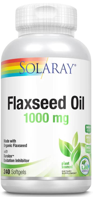 Flaxseed Oil 1000mg, 240ct 1000mg