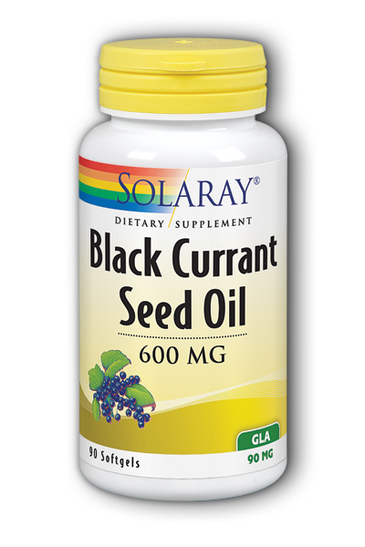 Solaray: Hexane Free Black Currant Seed Oil GLA 90ct 90mg
