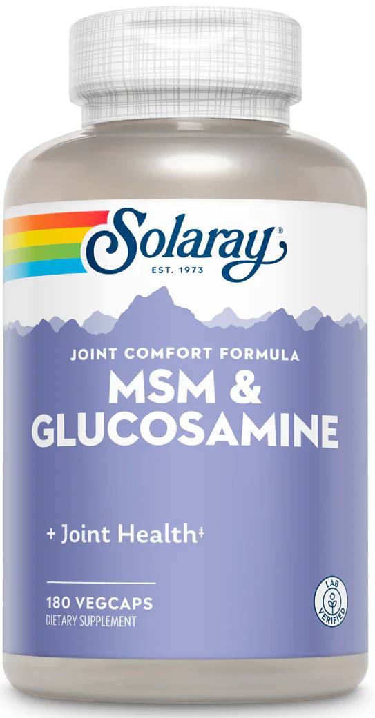 Solaray: MSM and Glucosamine 180ct
