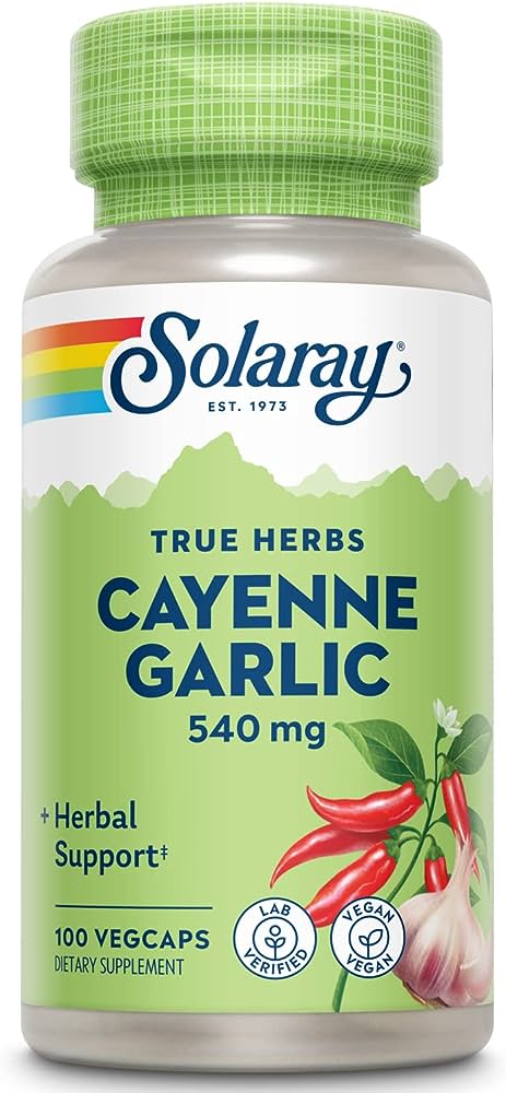 Cayenne With Garlic, 100ct 540mg