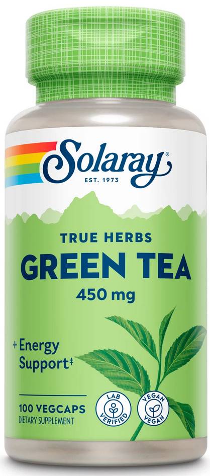 Solaray: Green Tea 100ct 450mg