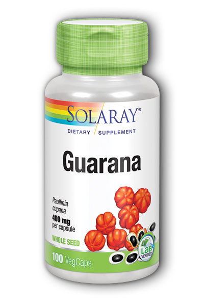 Solaray: Guarana 100ct 400mg