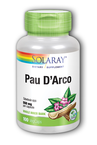 Solaray: Pau D Arco Inner Bark 100ct 510mg