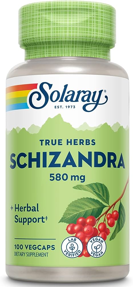 Solaray: Schizandra Berries 100ct 580mg