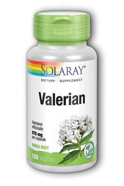 Solaray: Valerian Root 100ct 470mg