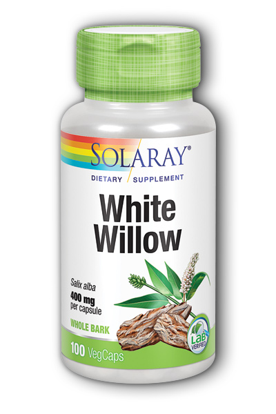Solaray: White Willow Bark 100ct 400mg