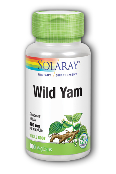 Solaray: Wild Yam Root 100ct 400mg