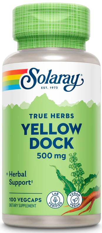 Solaray: Yellow Dock 100ct 500mg