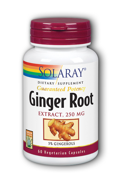 Solaray: Ginger Root Extract 250mg 60ct 250mg