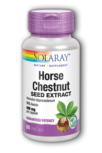 Solaray: Horse Chestnut Extract 60ct 400mg