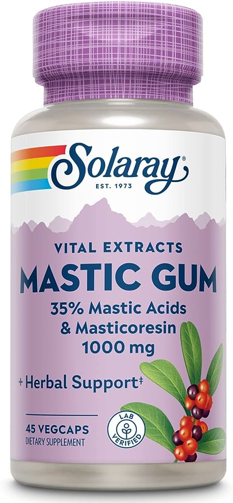 Solaray: Mastic Gum Extract 45ct 500mg