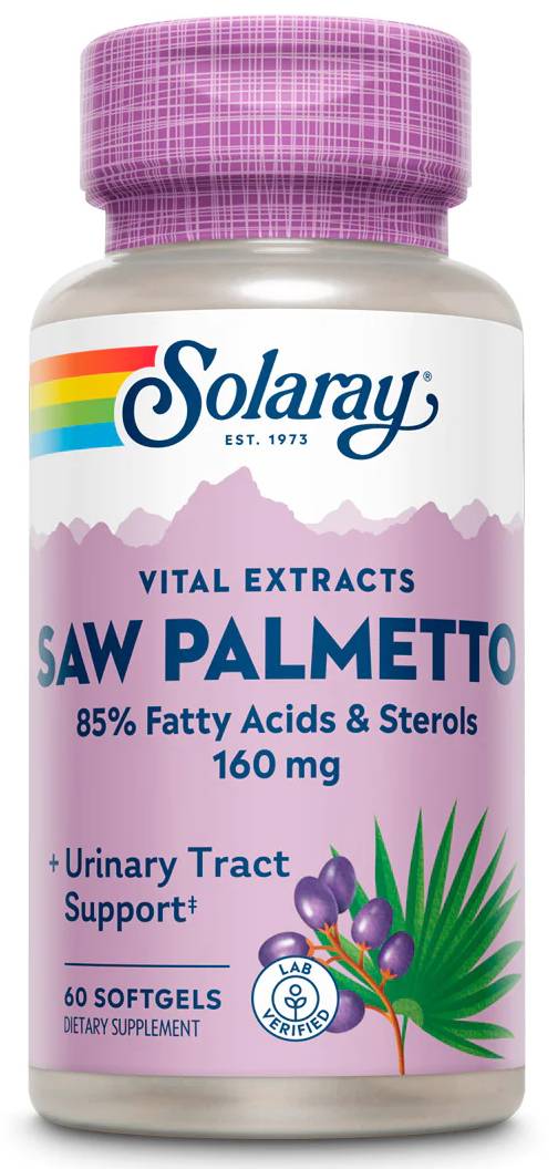 Solaray: Saw Palmetto Berry Extract 60ct 160mg
