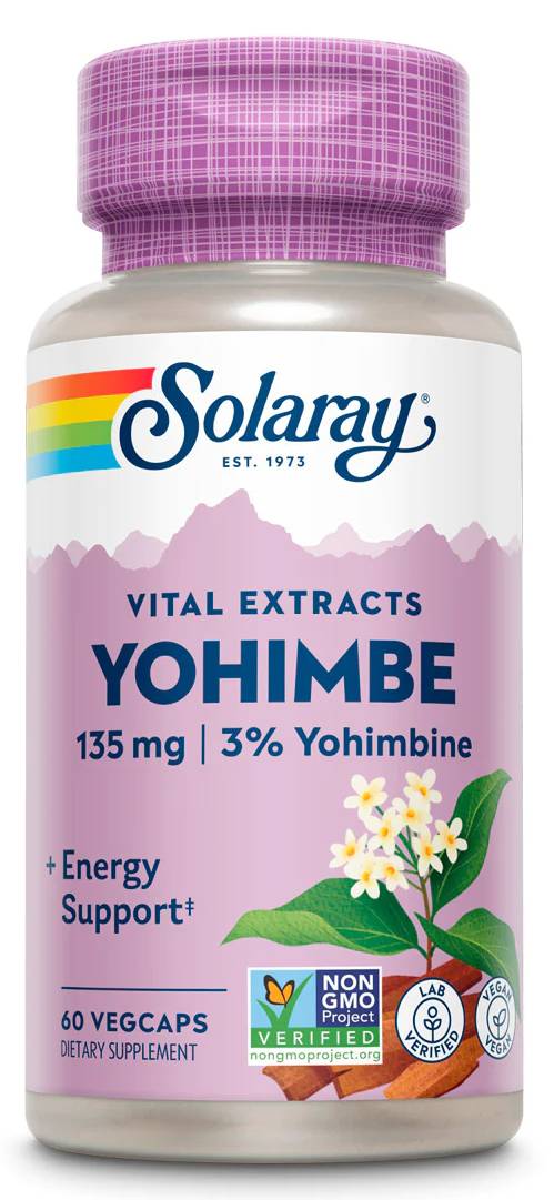 Solaray: Yohimbe Extract 60ct 135mg