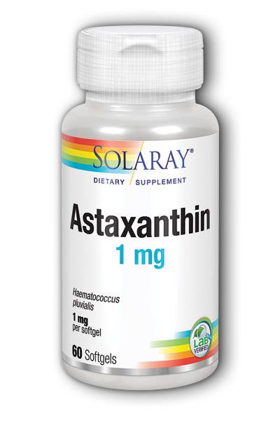 Solaray: Astaxanthin 60ct 1mg