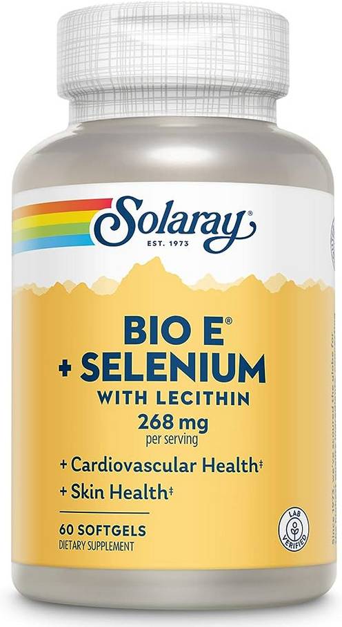 Solaray: Bio E with Selenium 60ct 400IU