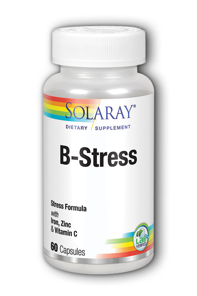 Solaray: B-Stress plus Iron and Zinc 60ct