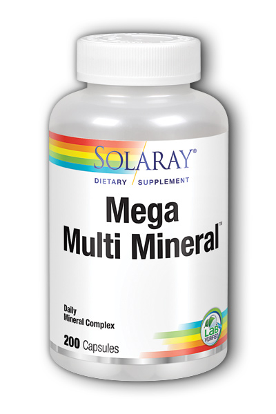 Solaray: Mega Multi Mineral 200ct