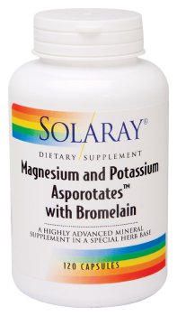 Solaray: Magnesium and Potassium Asporotates with Bromelain 120ct