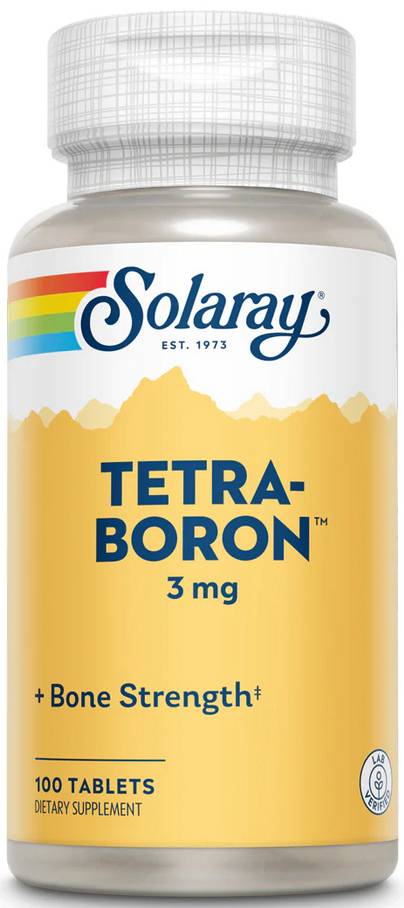 Solaray: Tri-Boron 3mg 100ct