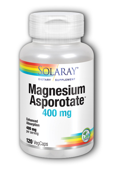 Solaray: Magnesium Asporotate 120ct 200mg