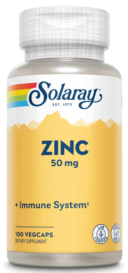 Solaray: Zinc 50mg 100ct