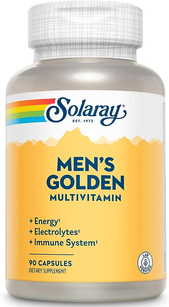 Solaray: Men's Golden Multi-Vita-Min 90ct