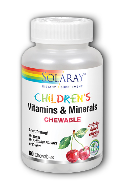 Solaray: Childrens Chewable Vitamins and Minerals 60 ct
