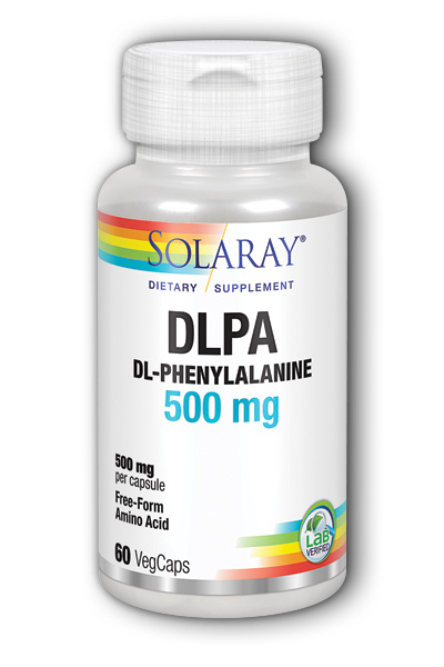 Solaray: Free-Form DL-Phenylalanine 60ct 500mg