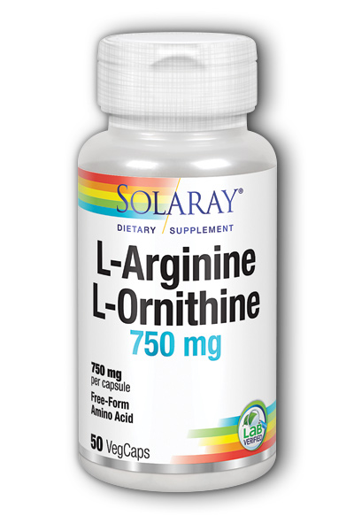 Solaray: Free-Form L-Arginine and L-Ornithine 50ct