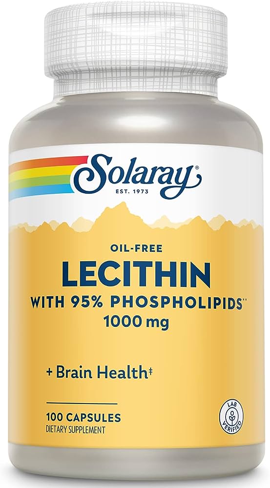 Solaray: Lecithin Oil Free 100ct