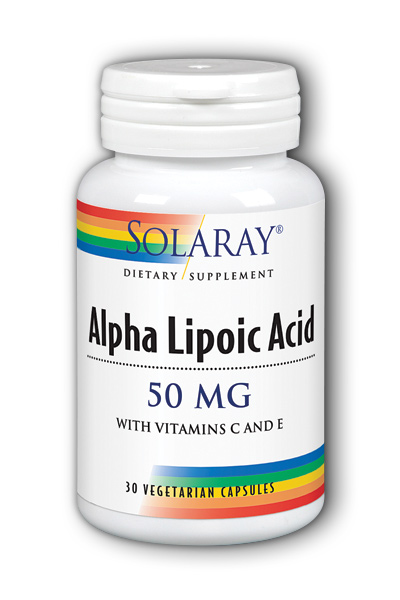 Solaray: Alpha Lipoic Acid 30ct 50mg