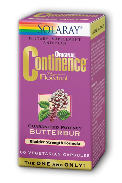 Solaray: Continence with Flowtrol 60 Vegetarian Capsules