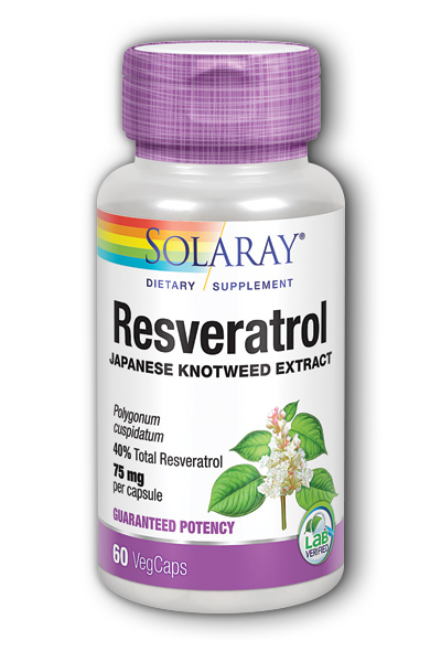 Solaray: Resveratrol 60ct 75mg