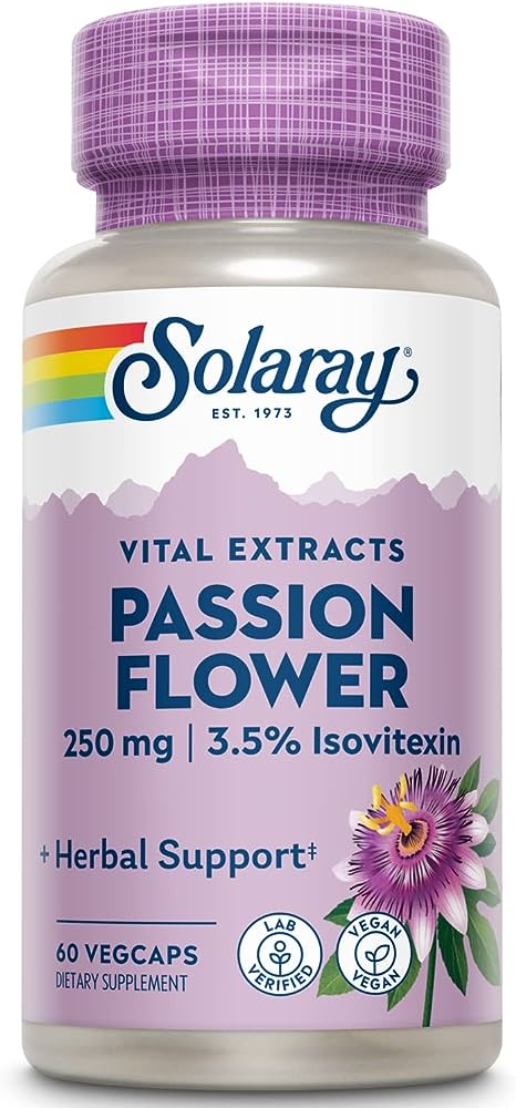 Solaray: Passion Flower Extract 60ct