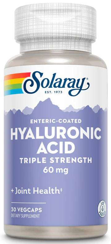 Solaray: Triple Strength Hyaluronic Acid  60mg 30ct