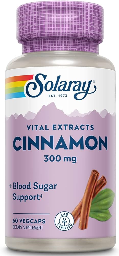 Solaray: Cinnamon Bark Extract 60 Vcaps