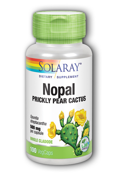 Solaray: Prickly Pear 500mg 100ct Vegetarian Caps