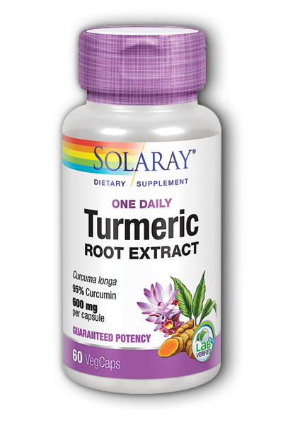 Solaray: Turmeric Root One Daily 60 ct Vcp