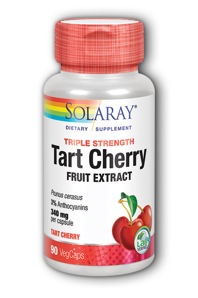 Solaray: Tart Cherry Triple Strength 90 Vcaps