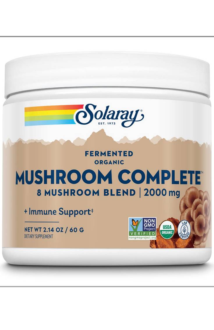 Solaray: Organic Fermented Mushroom Complete 60 gram powder