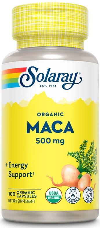 Solaray: Organic Maca Root 500mg 100ct
