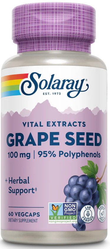 Solaray: Grape Seed Extract 100 mg 60 ct Vcp